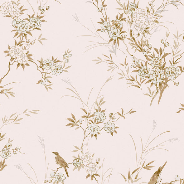 Bird Chinoiserie Wallpaper