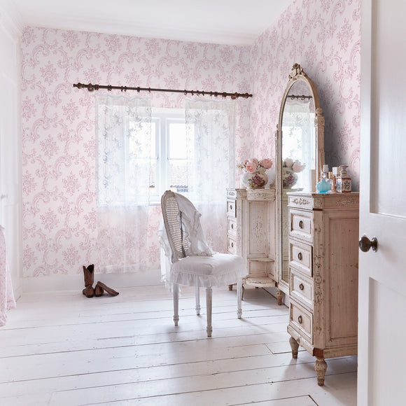 Rachel Ashwell Boudoir Beauty Blue Wallpaper