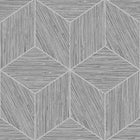 Grasscloth Geo Wallpaper