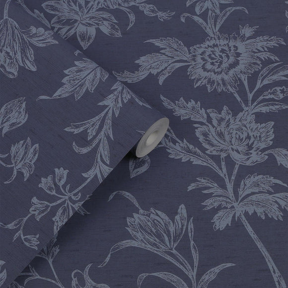 Laura Ashley Laura Ashley Lloyd Dove Grey  Wallpaper