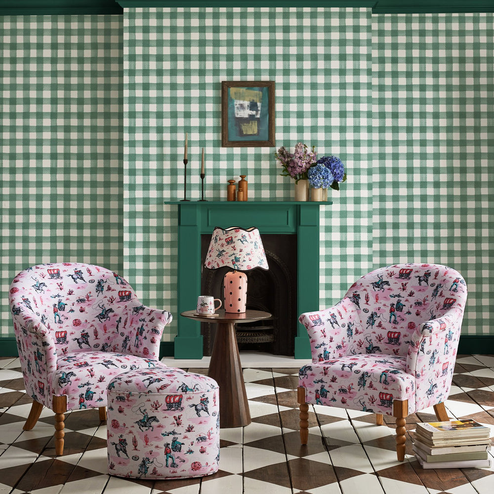 Cath Kidston Painted Gingham Blue