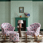 Painted Gingham Wallpaper