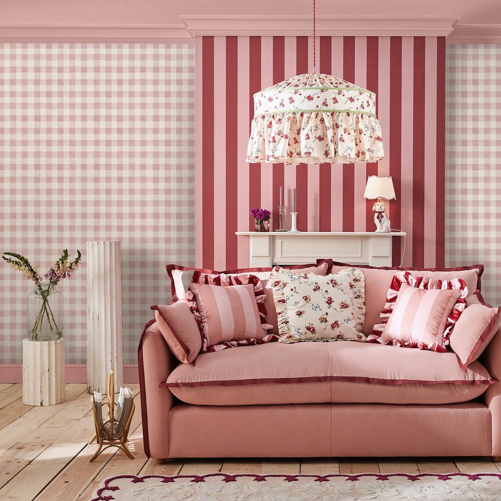 Cath Kidston Painted Gingham Blue