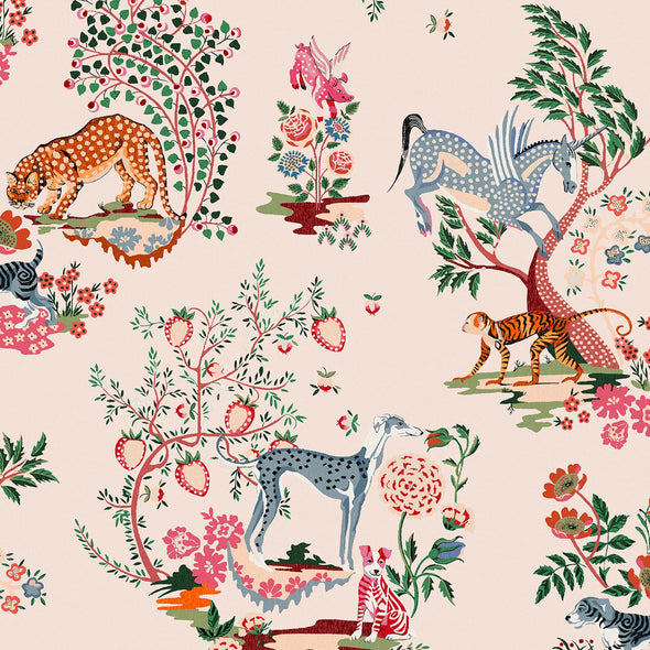 Painted Kingdom Wallpaper Sample Swatch