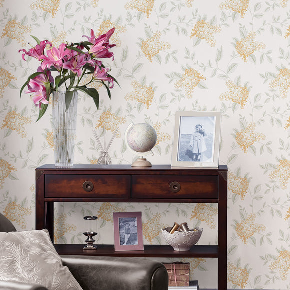 Laura Ashley Laura Ashley Portland Apricot  Wallpaper