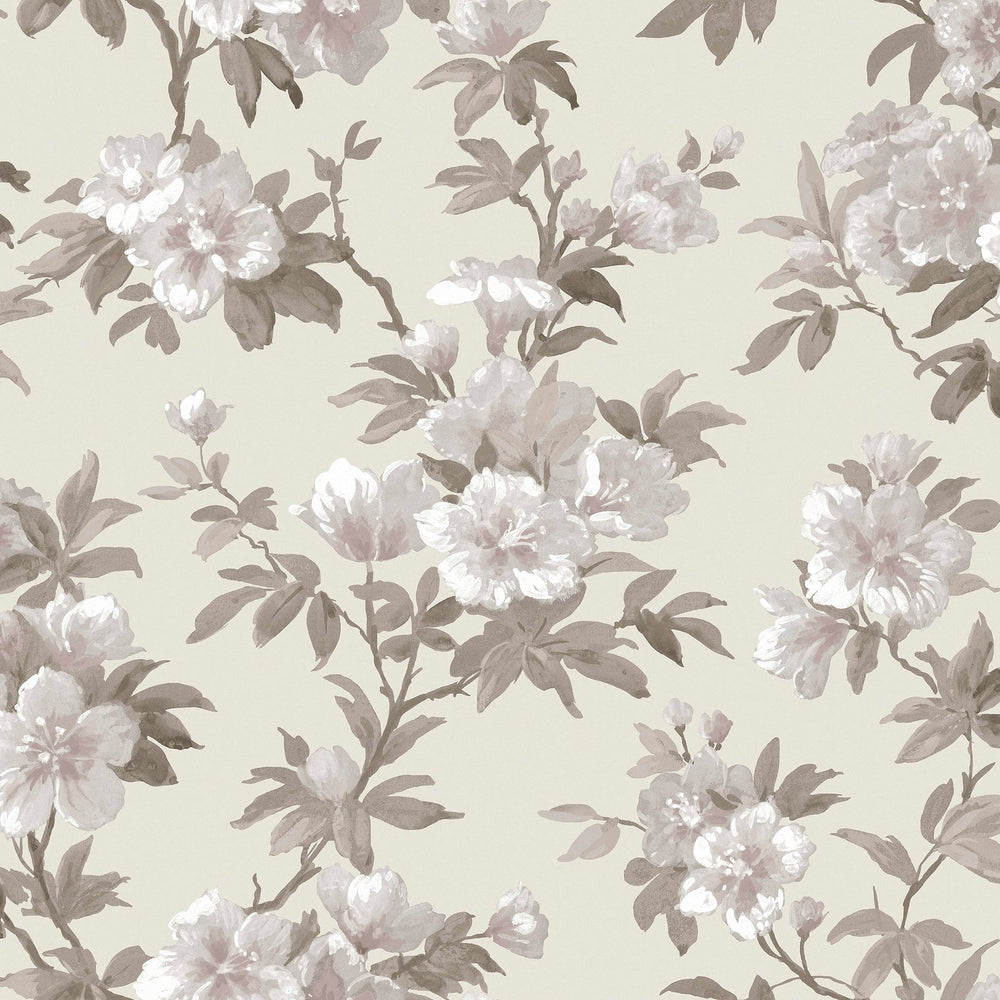 Laura Ashley Rosamund Apricot  Wallpaper
