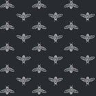 Block Print Bee Wallpaper