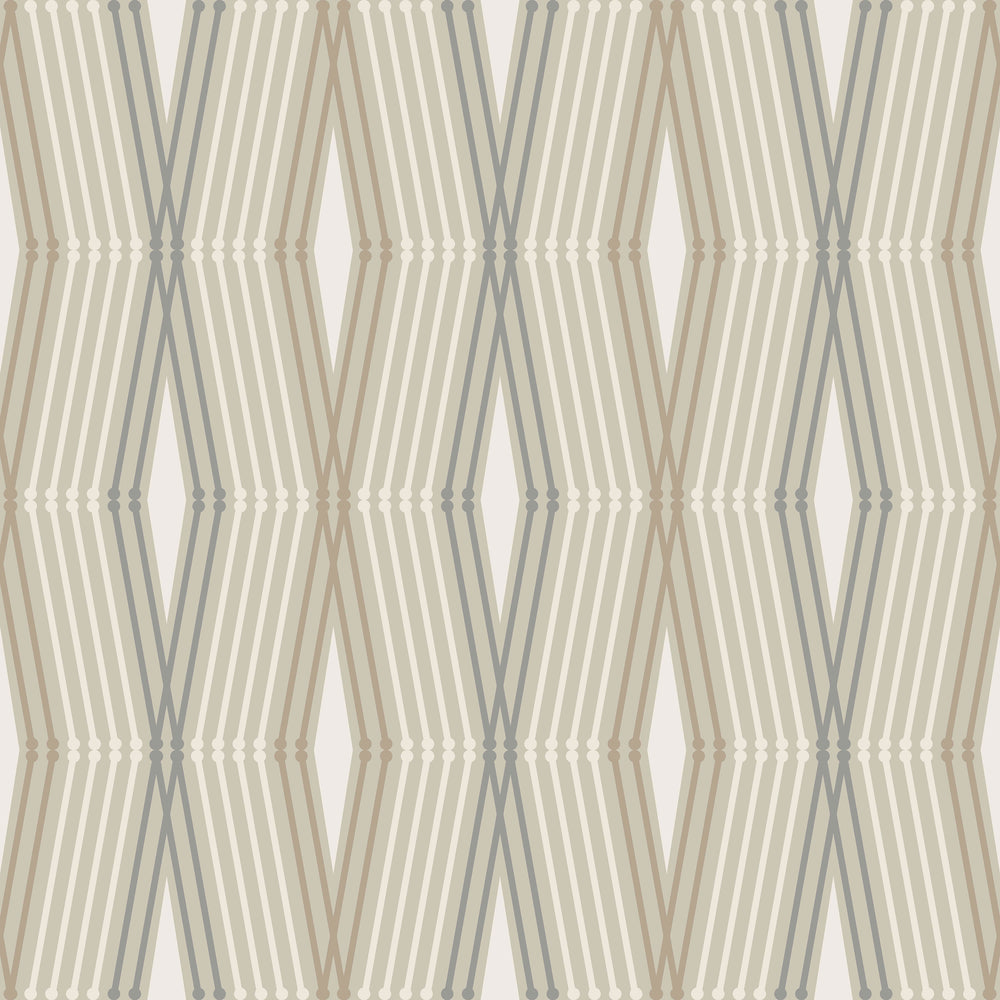 Nicole Miller Hard Edge Ogee Wallpaper
