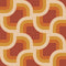 Nicole Miller Retro Geo Wallpaper  option Clay and Turmeric