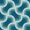 Nicole Miller Retro Geo Wallpaper  option Peacock Blue