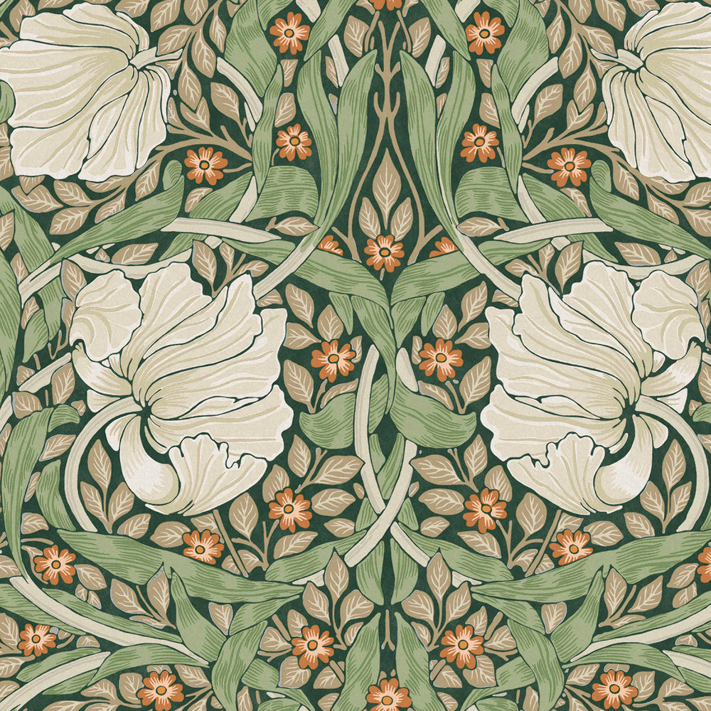 William Morris Pimpernel Blue Wallpaper