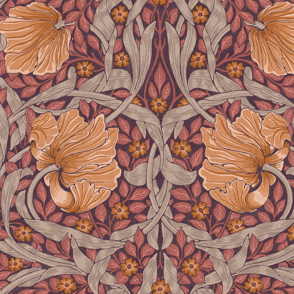 William Morris Pimpernel Blue Wallpaper