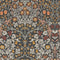Blackthorn Wallpaper Sample Swatch  option Charcoal and Burnt Orange Sample