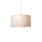Drum Scraplight Pendant Light  option White