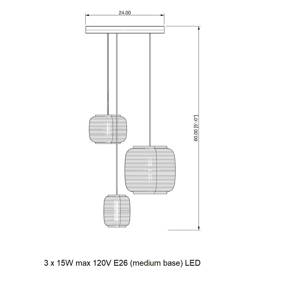 Ausi Scraplights Cluster Circular Pendant Light