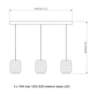 Ausi Scraplights Cluster Linear Pendant Light