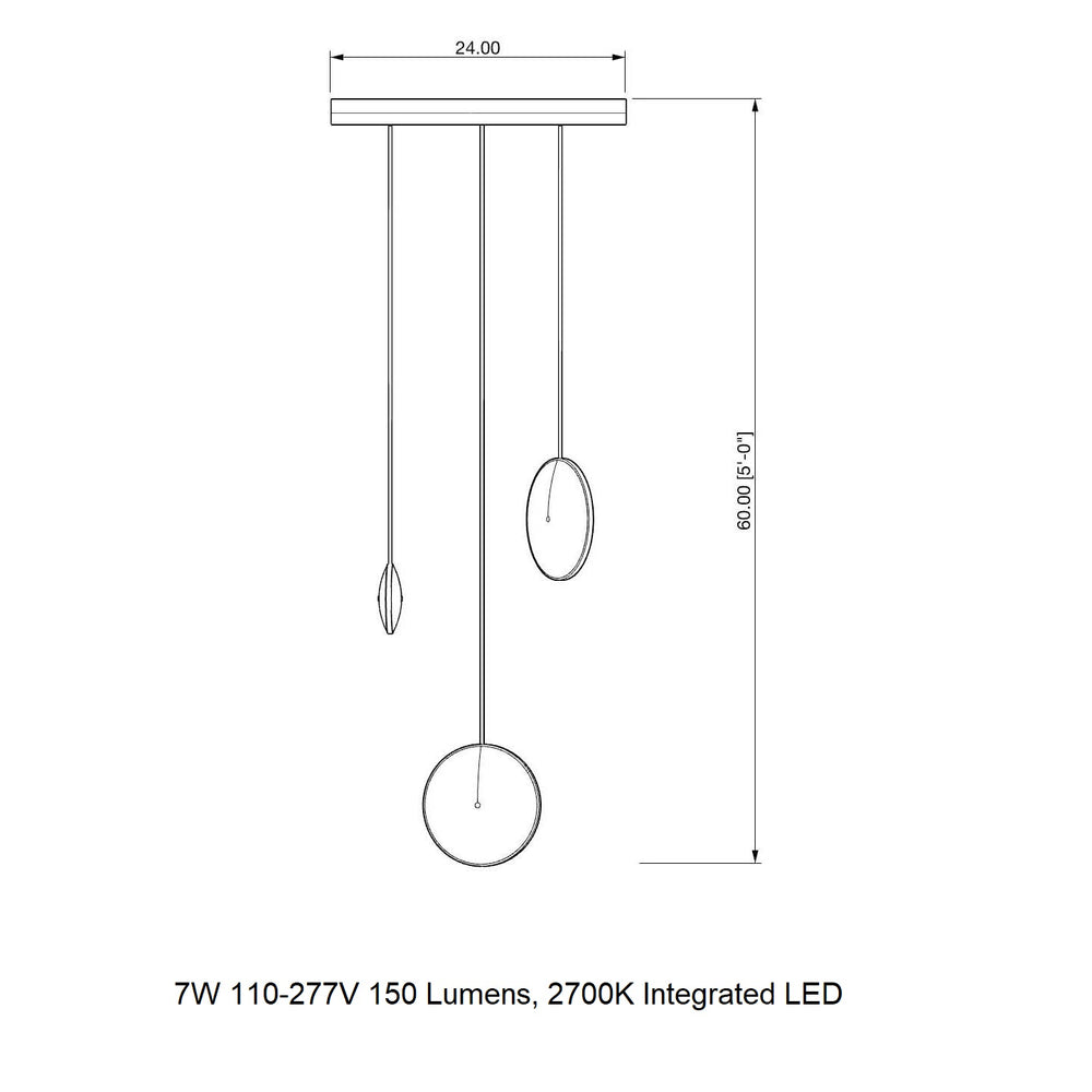 Chrona Cluster Circular Pendant Light