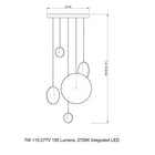 Chrona Cluster Circular Pendant Light