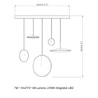 Chrona Cluster Linear Pendant Light