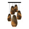 Drop Scraplights Cluster Circular Pendant Light  option 5 Lights