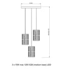Kerflights Cluster Circular Pendant Light