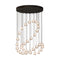 Loci Mobius Chandelier  option Black