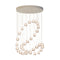 Loci Mobius Chandelier  option White