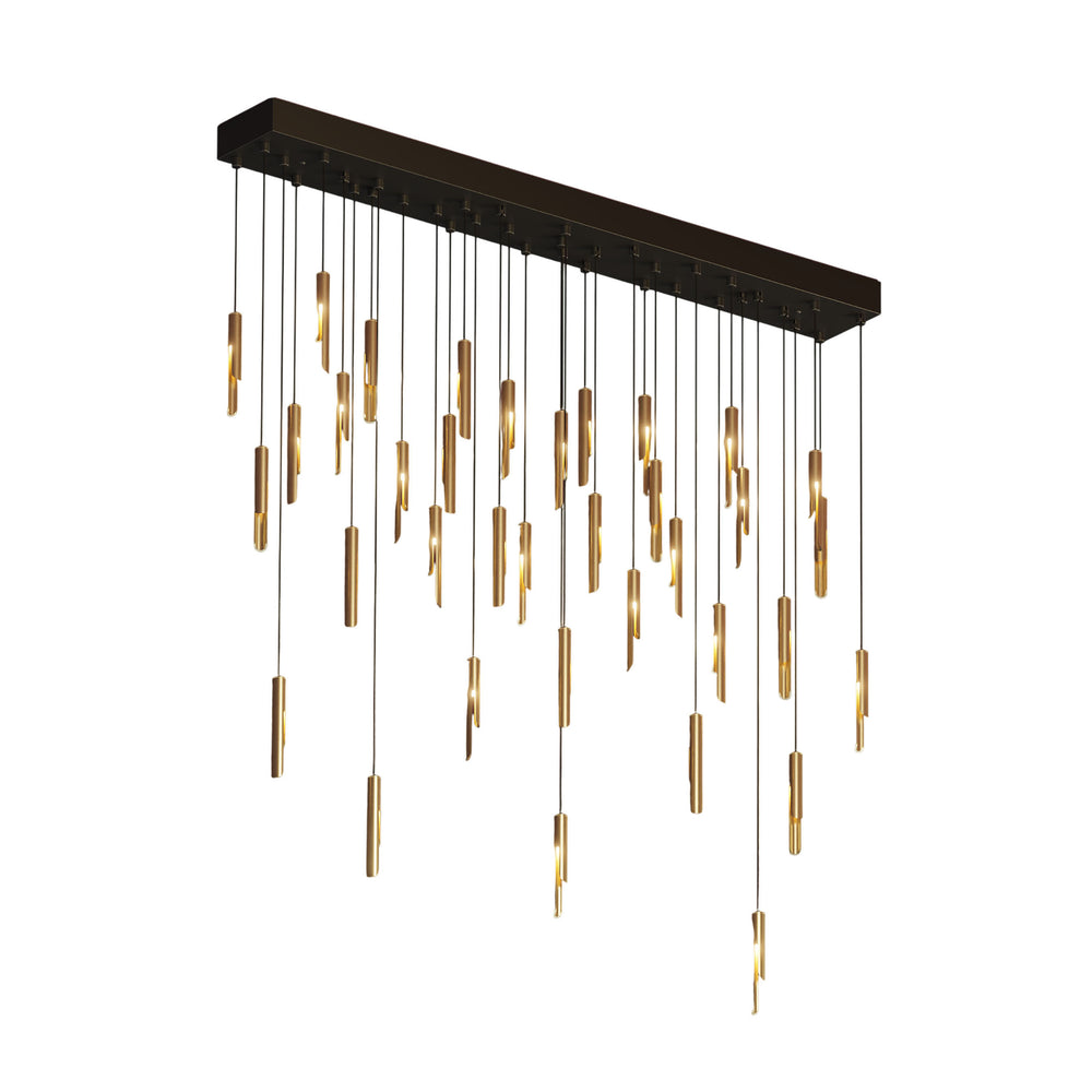 Loci Rain Rectangle Chandelier