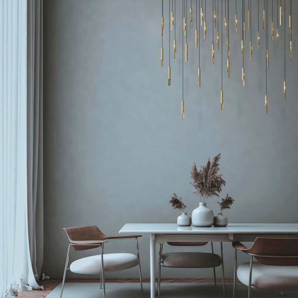 Loci Rain Rectangle Chandelier