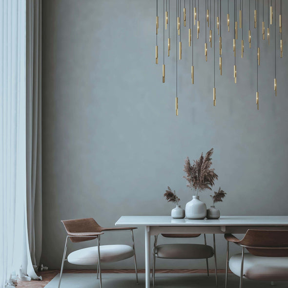 Loci Rain Rectangle Chandelier