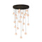 Loci Rain Round Chandelier  option Black