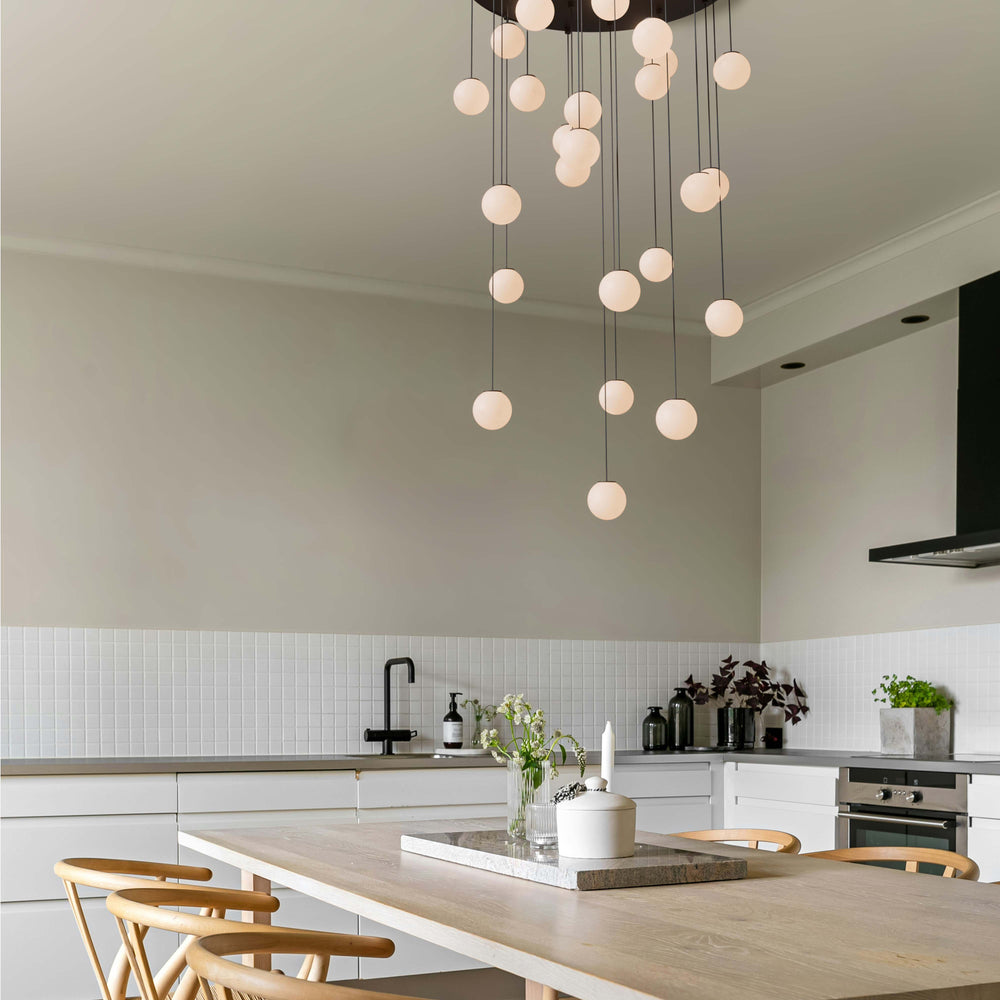 Loci Rain Round Chandelier