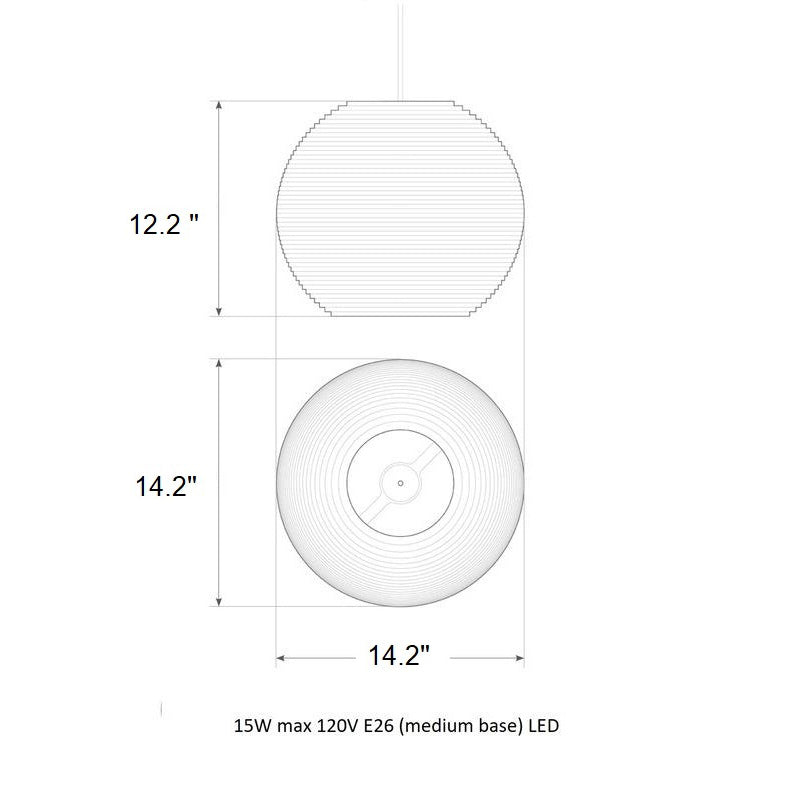 Moon Scraplight Pendant Light