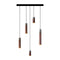 Roest Cluster Circular Pendant Light  option 5 Lights