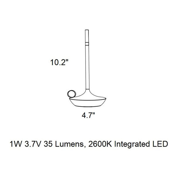 Wick Pro Portable Table Lamp