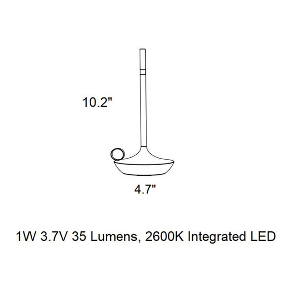 Wick Pro Portable Table Lamp