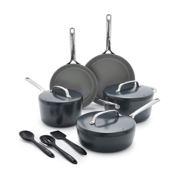 GP5 Nonstick 11-Piece Cookware Set with Mirror Handles