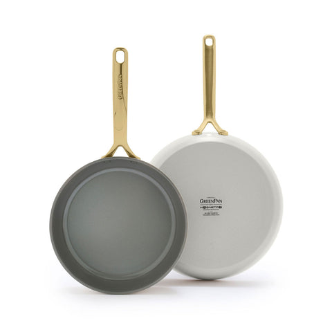 GP5 Nonstick 2-Piece Frypan Set with Champagne Handles