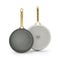 GP5 Nonstick 2-Piece Frypan Set with Champagne Handles  option Cloud Cream