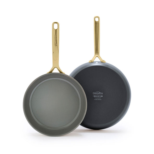 GP5 Nonstick 2-Piece Frypan Set with Champagne Handles