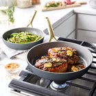 GP5 Nonstick 2-Piece Frypan Set with Champagne Handles