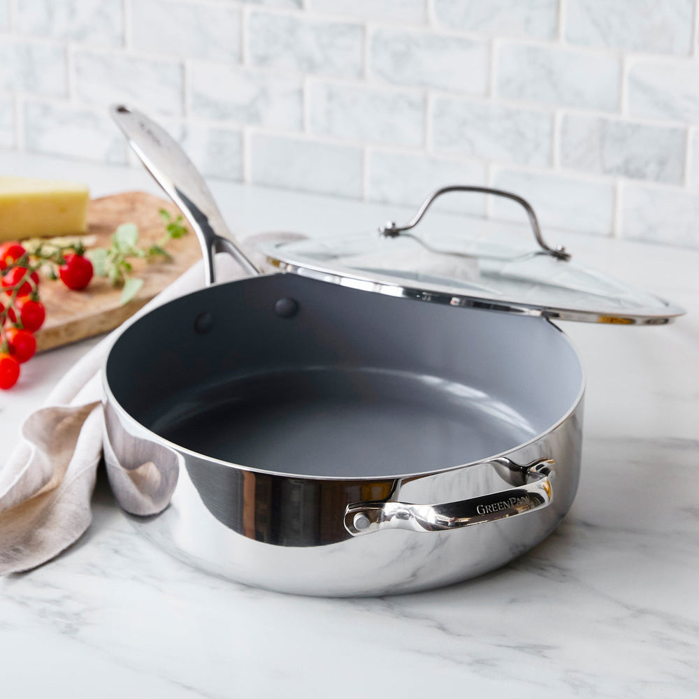 Valencia Pro Saute Pan with Lid and Helper Handle