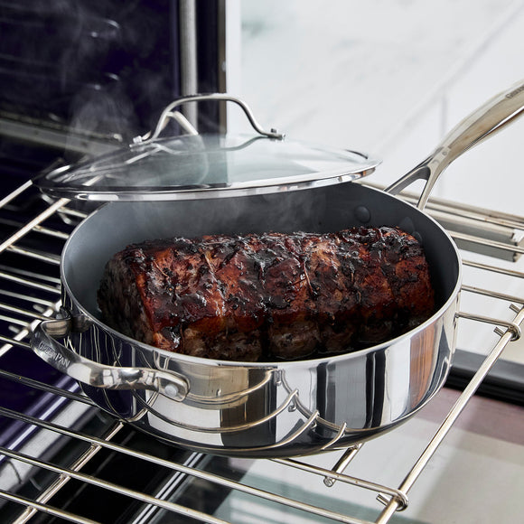 Valencia Pro Saute Pan with Lid and Helper Handle