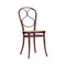 N. 1 Dining Chair  option Dark Walnut