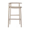 Single Curve Stool  option Bar: 29.1 in height