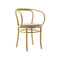 Wiener Stuhl Upholstered Armchair  option Curry Yellow