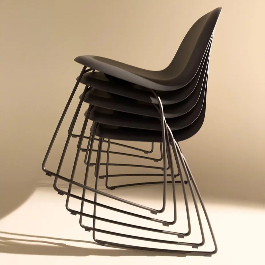 GUBI 3D Non Upholstered Stackable Dining Chair