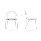 GUBI 3D Non Upholstered Stackable Dining Chair