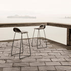 GUBI 3D Non Upholstered Bar and Counter Stool - Sledge Base
