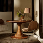 GUBI 3D Veneer Front Upholstered Dining Chair